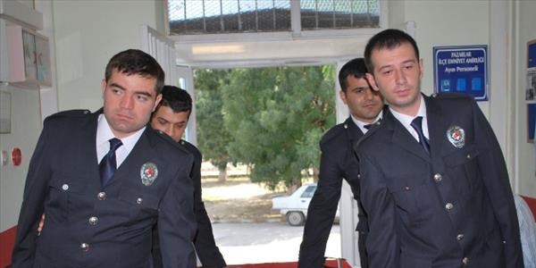 Stajyer polisler yemin etti