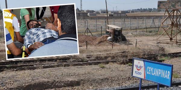 Ceylanp�nar'da g��s�ne mermi isabet eden ki�i yaraland�