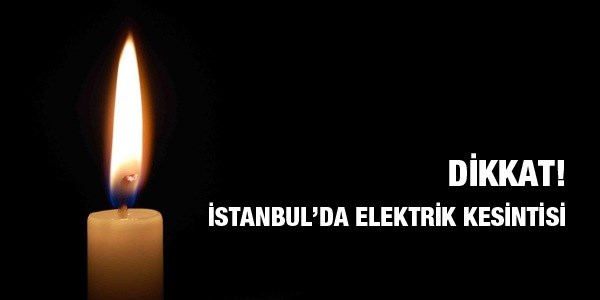 İstanbul'da elektrik kesintisi