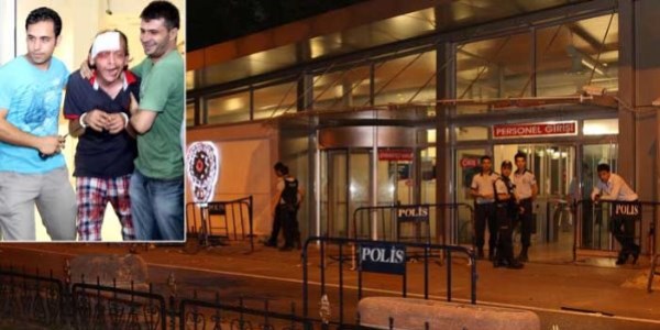 �stanbul Emniyeti'ne girmeye �al��an �ah�s polis ��kt�