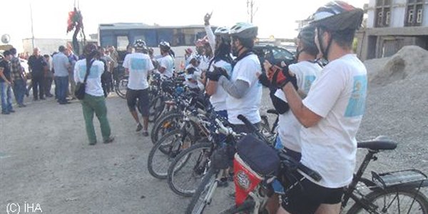 Tunceli'den Şırnak'a kadar pedal bastılar
