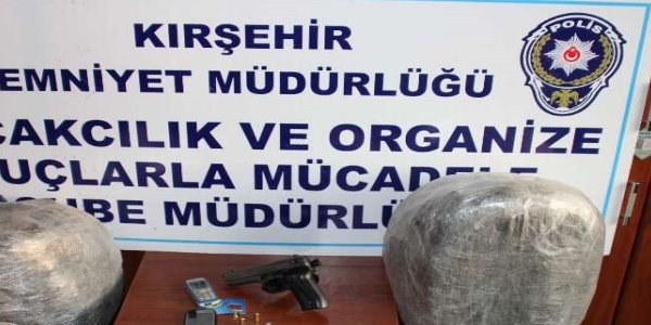202 kilogram esrar ele geçirildi