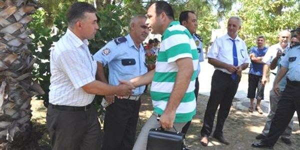 Emniyet müdürü konvoyla uğurlandı