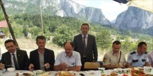 Gıda tarım müdürlüğü Ersizlerdere Kanyonunda buluştu