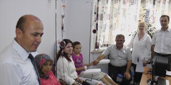 Fethiye'de yaşayan yabancılar destek sağladı