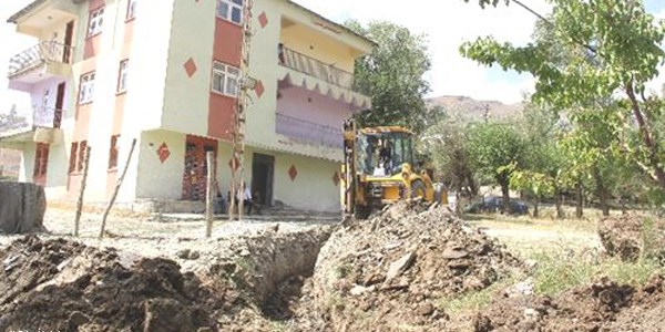 Yıllar sonra gelen kanalizasyon sevinci