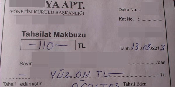 Kaçış yok apartman aidatı bile takipte