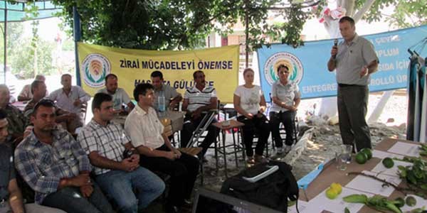 Turun�gilde 2. �ift�i Tarla Okulu Kuyucak'ta a��ld�
