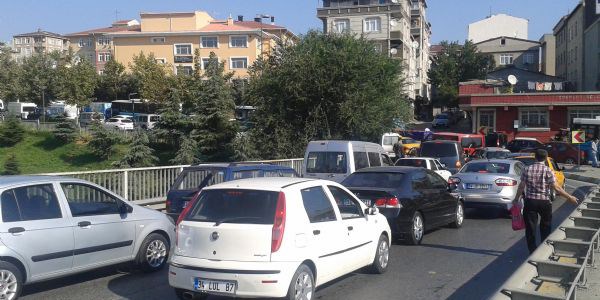 İstabul'da trafik çilesi