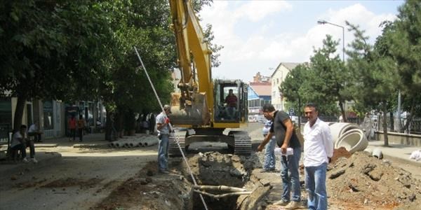 Kanalizasyon çalışmaları yüzde 92 tamamlandı