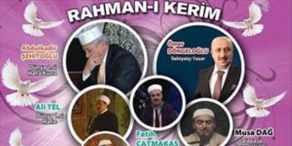 Erzurum'da Rahman-ı Kerim programı