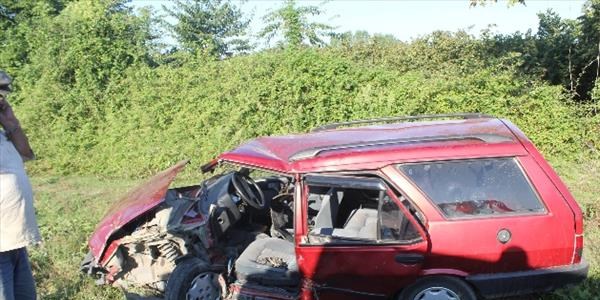 Çarşamba'da kaza: 1 ölü, 5 yaralı