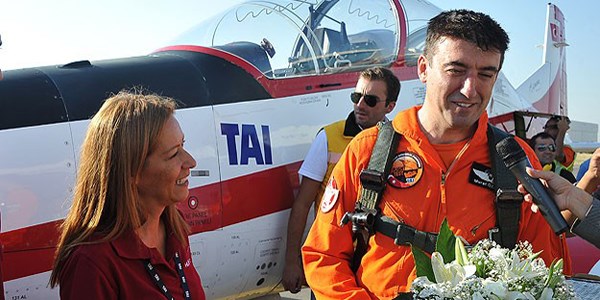 HÜRKUŞ pilotundan tam not aldı/Video