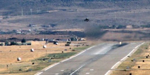 Diyarbakır 8'inci Ana Jet Üssü'nde 'turuncu' alarm