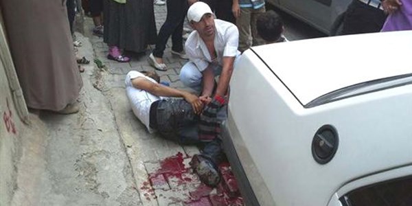 Sokakta t�fekle baca��ndan vuruldu