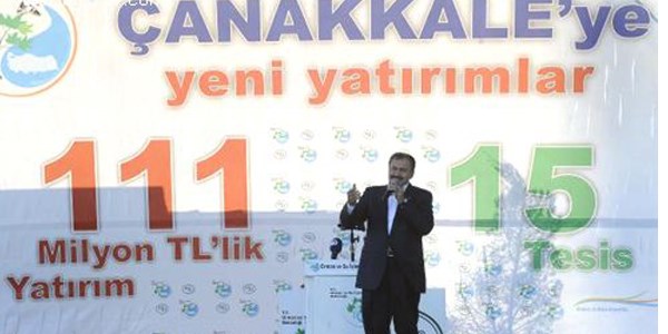 Bakan Eroğlu'ndan Gelibolu'ya 2015 müjdesi