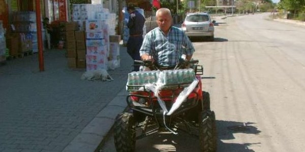 Engelli muhtara ATV'li çözüm