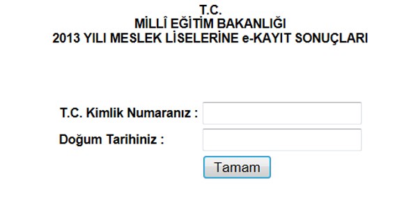 Meslek liselerine e-kayıt sonuçları açıklandı