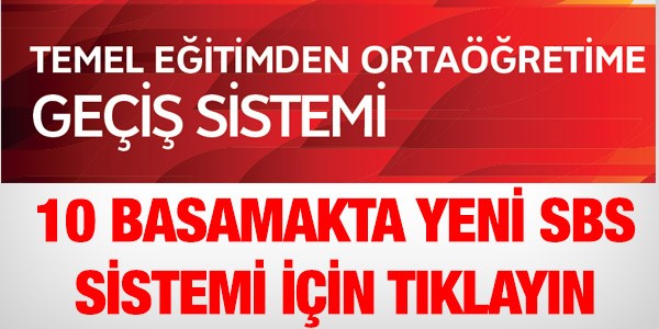 10 adımda yeni SBS