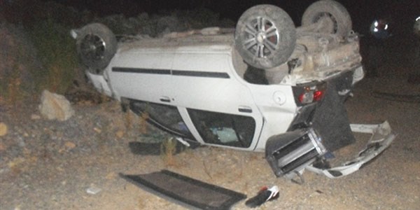 Mersin diye Antalya'ya giden alkoll src kaza yapt: 2 yaral