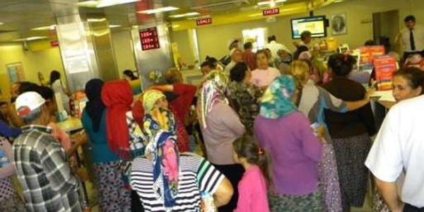 60 bin kişilik ilçede 1 PTT personeli çalışıyor