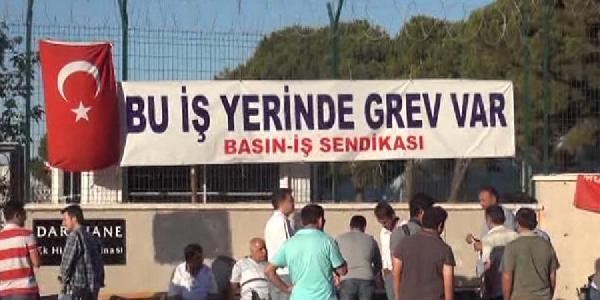 Darphane binası önünde gerginlik