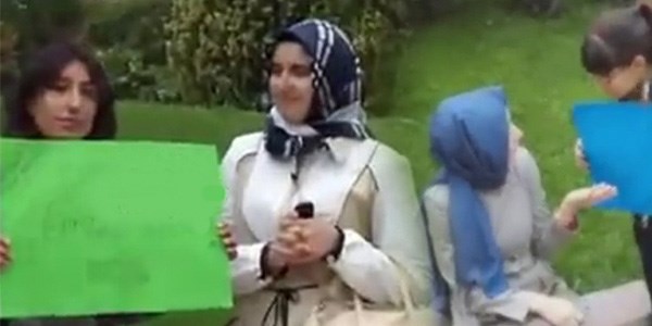 ODTÜ'de başörtülü kızlara taciz