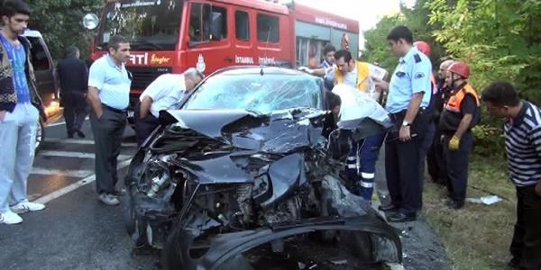 Cip ile otomobil çarpıştı: 3 yaralı
