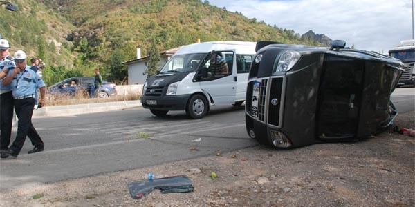 Tokat'ta trafik kazası: 2 yaralı