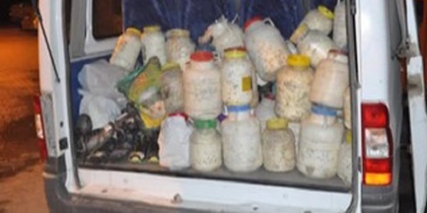 300 kilo patlayıcı ele geçirildi