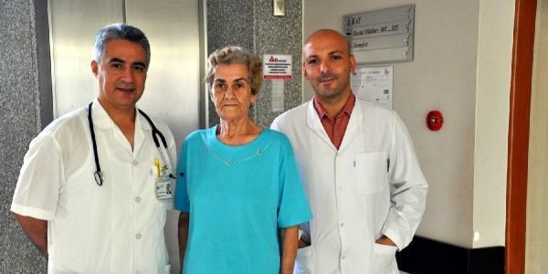 Karnından 19 kiloluluk kitle çıktı