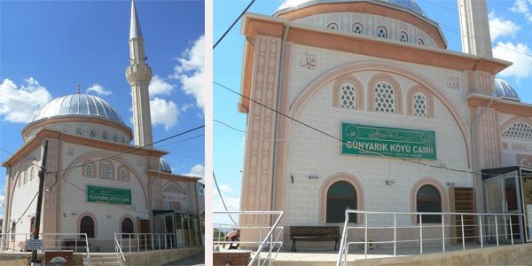 Yanan cami yerine daha g�zeli yap�ld�
