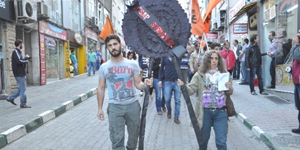 Artvin'de Halkevleri'nin basın açıklamasında gerginlik