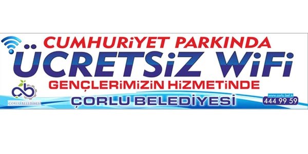 �orlu Belediyesi'nden �cretsiz internet