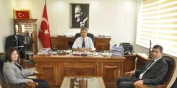 Vakıflar Bankası Müdürü, kaymakamı ziyaret etti