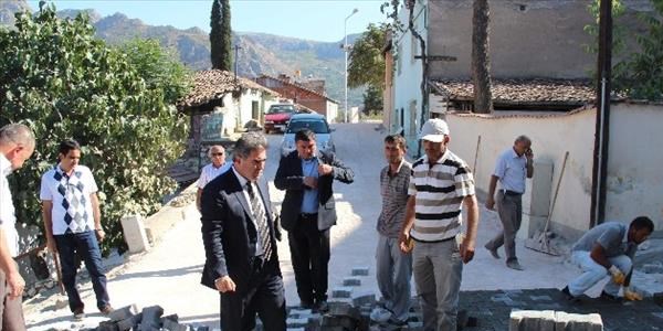 Başkan Özdemir çalışmaları yerinde inceledi