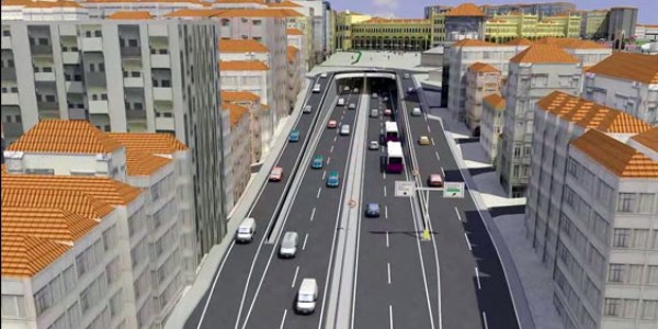 Taksim'de trafik yerin alt�ndan akacak