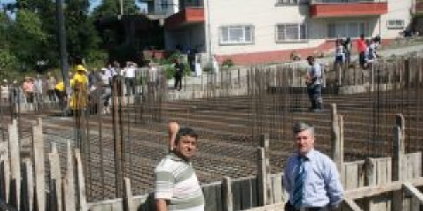 Filyos'ta cami temeli törenle atıldı