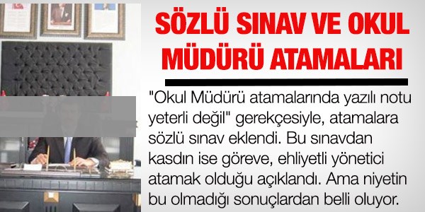 Okul müdürlüğünde liyakat mı, nepotizm mi?
