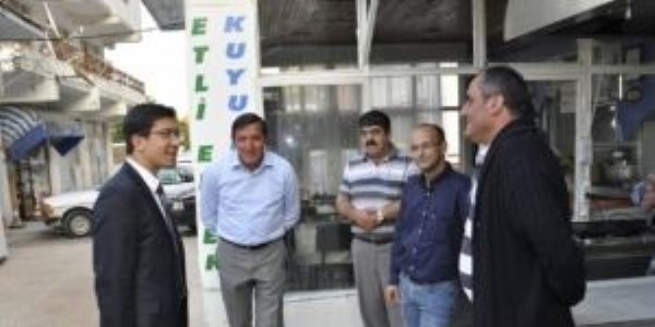 Abana kaymakam�ndan esnafa ziyaret