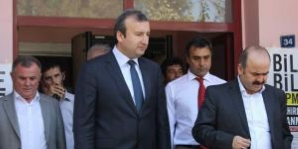 Siirt Valisi Ayd�n, Kurtalan Kaymakam� �mamo�lu'nu ziyaret etti