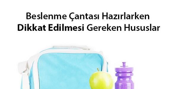 Sağlık Bakanlığı'ndan beslenme çantası tüyoları