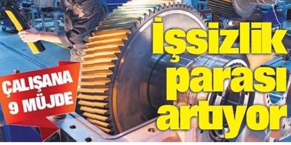 İşsizlik parası artıyor