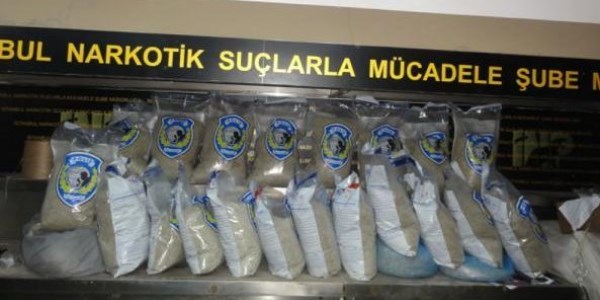 33 kilo 500 gram uyu�turucu ele ge�irdi