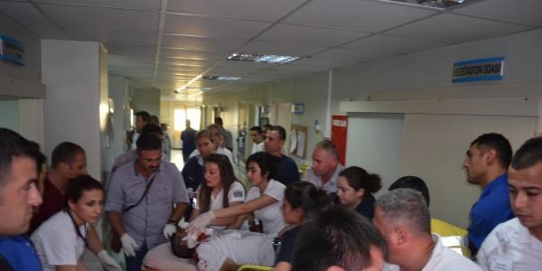 K�z� ka��r�lan belediye personeli cinnet ge�irdi: 4 �l�, 1 yaral�