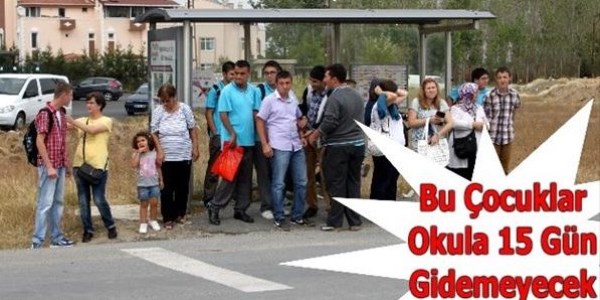 Öğrenci servis ihalesinde teknik hata