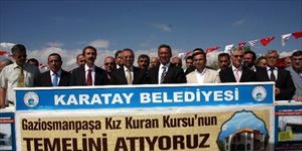 Gaziosmapaşa Kur'an Kursu'nun temeli atıldı