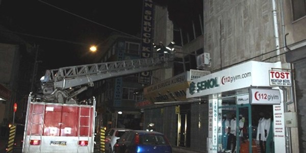 Terziler İşhanı'nda yangın