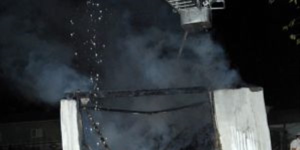 Malkara'da ahır yangını