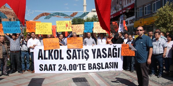 Edirne esnafından Alkol yasası'na tepki